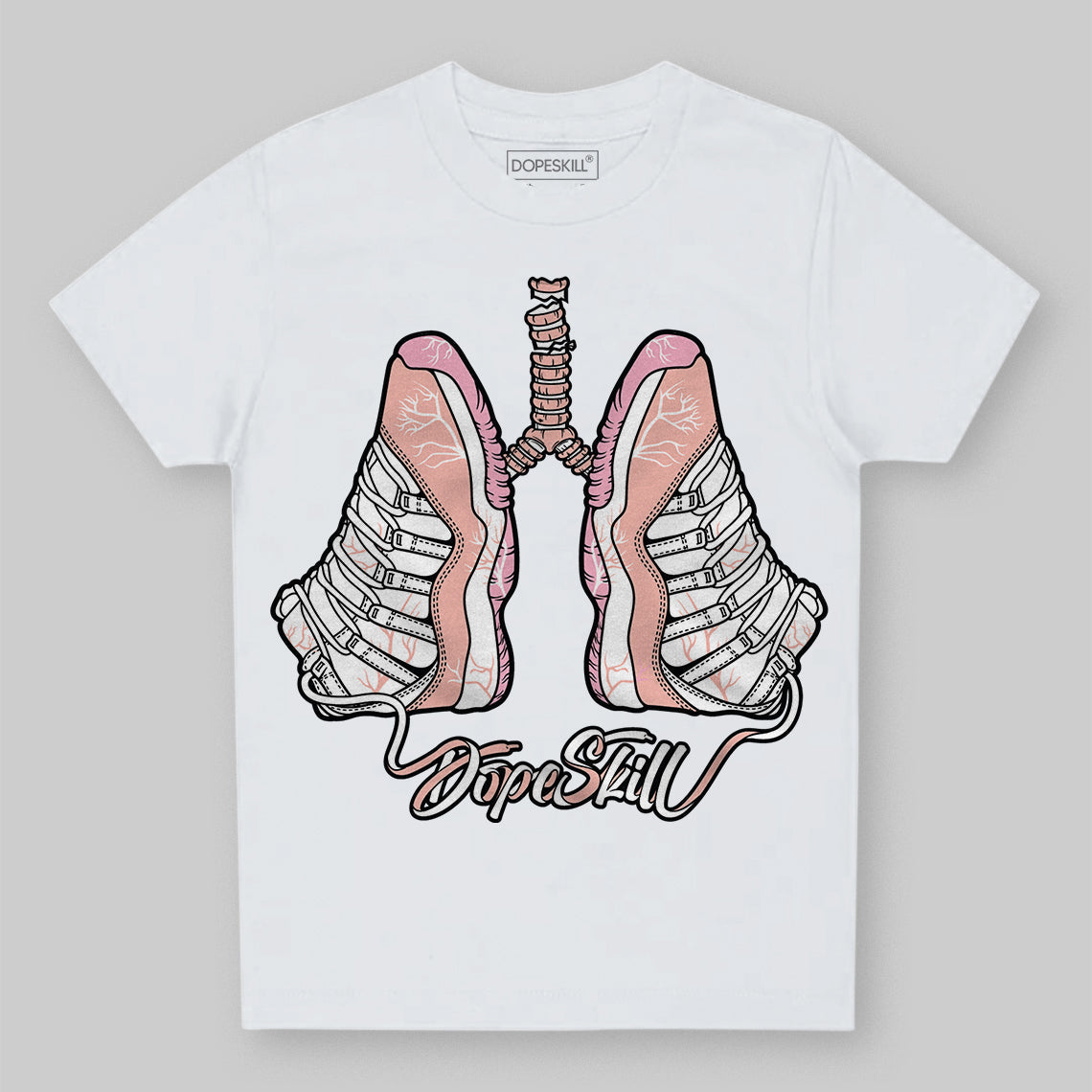 Legend Pink 11s DopeSkill Toddler Kids T-shirt Breathe Graphic