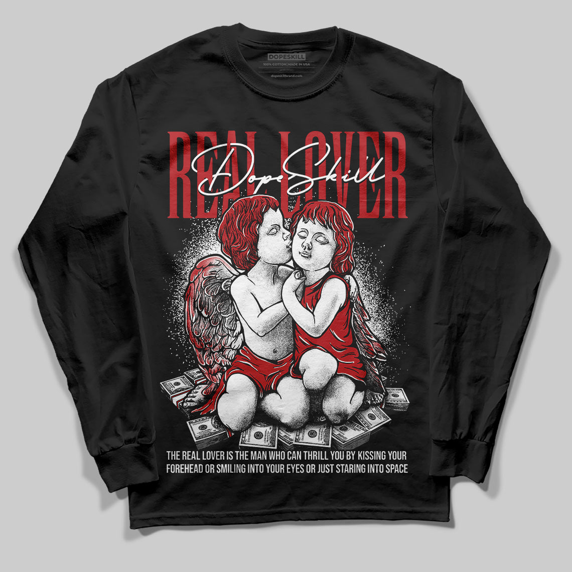 Black Toe Reimagined 1s DopeSkill Long Sleeve T-Shirt Real Lover Graphic