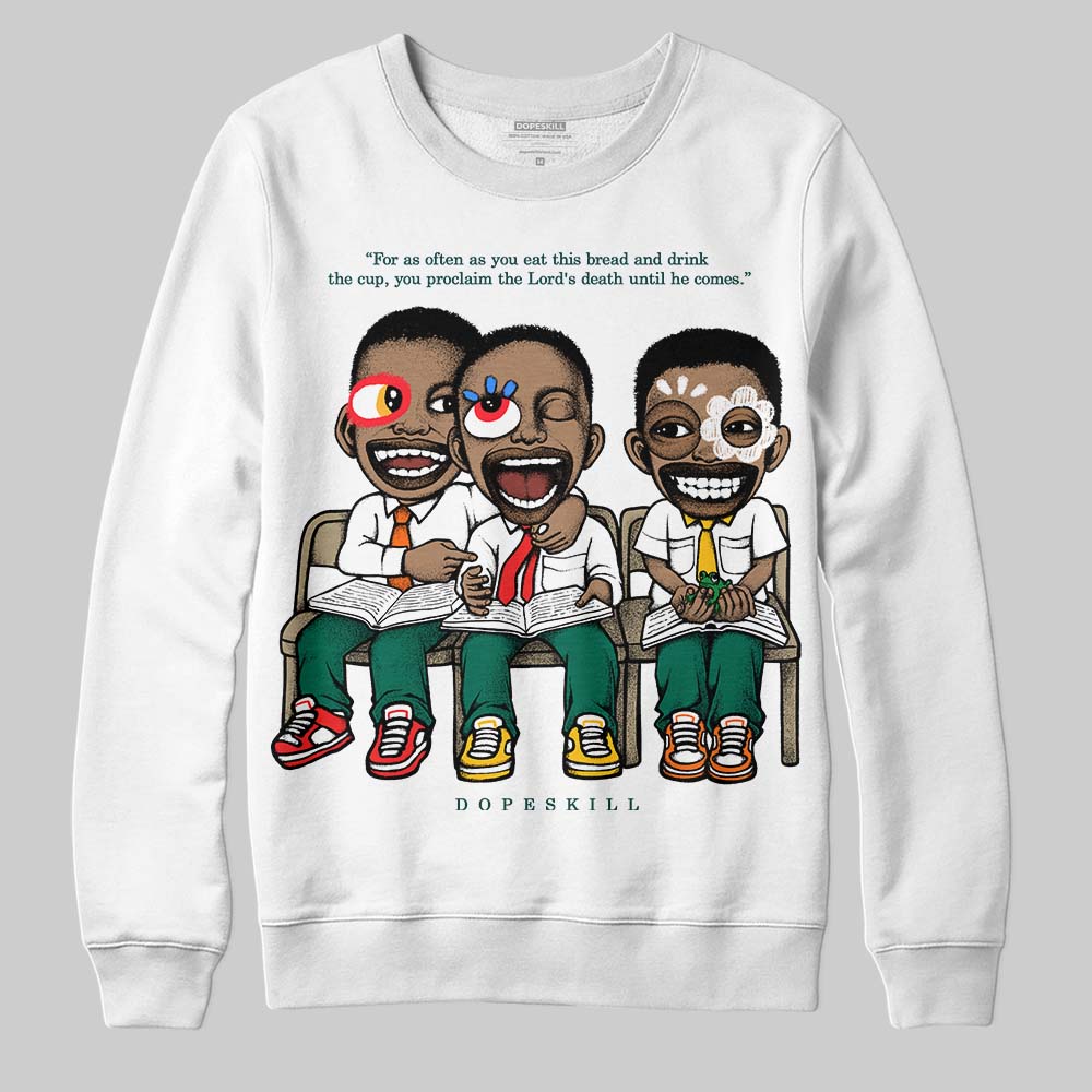 Oxidized Green 4s DopeSkill Sweatshirt First Sunday Graphic