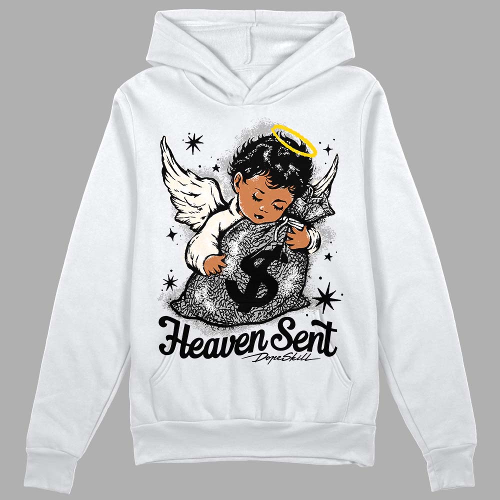 Off Noir 3s DopeSkill Hoodie Sweatshirt Heaven Sent Graphic