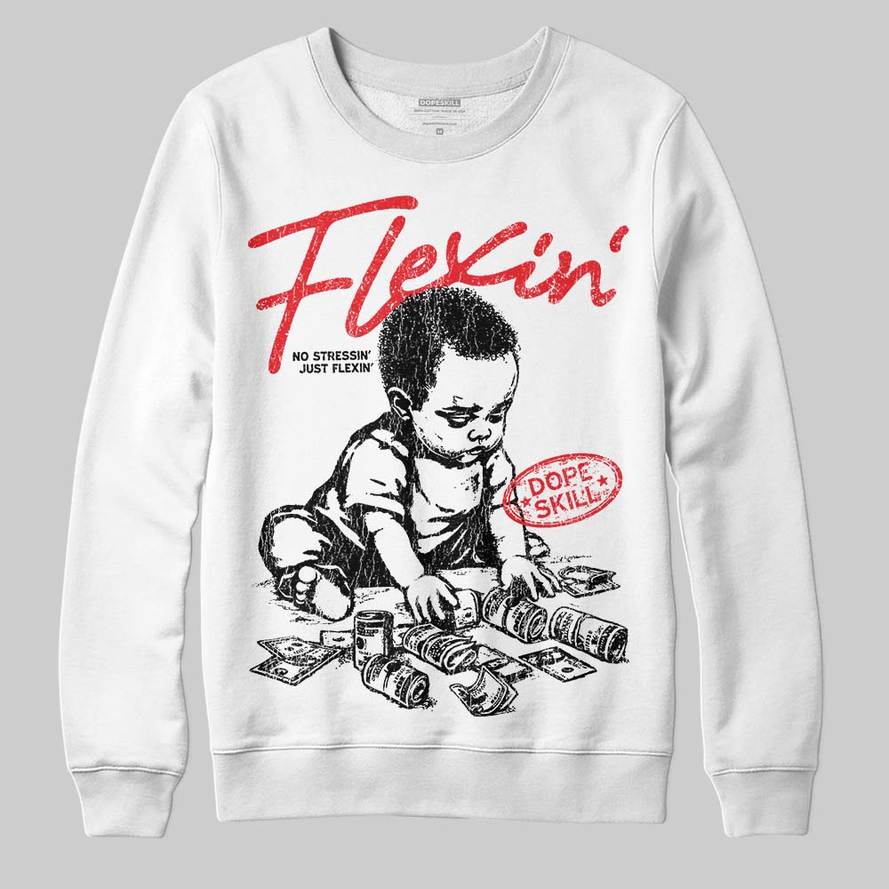 Cherry 11s DopeSkill Sweatshirt Flexin' Graphic