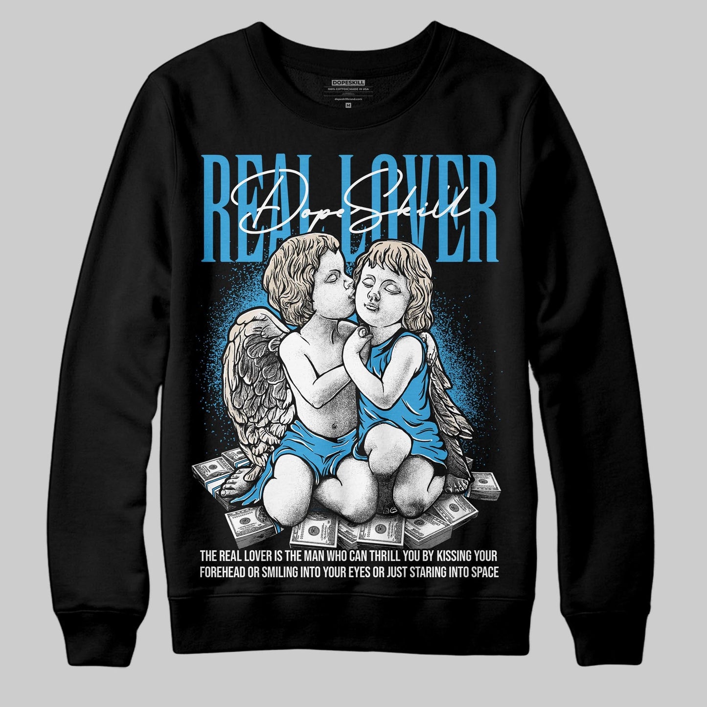 UNC Reimagined 1s DopeSkill Sweatshirt Real Lover Graphic