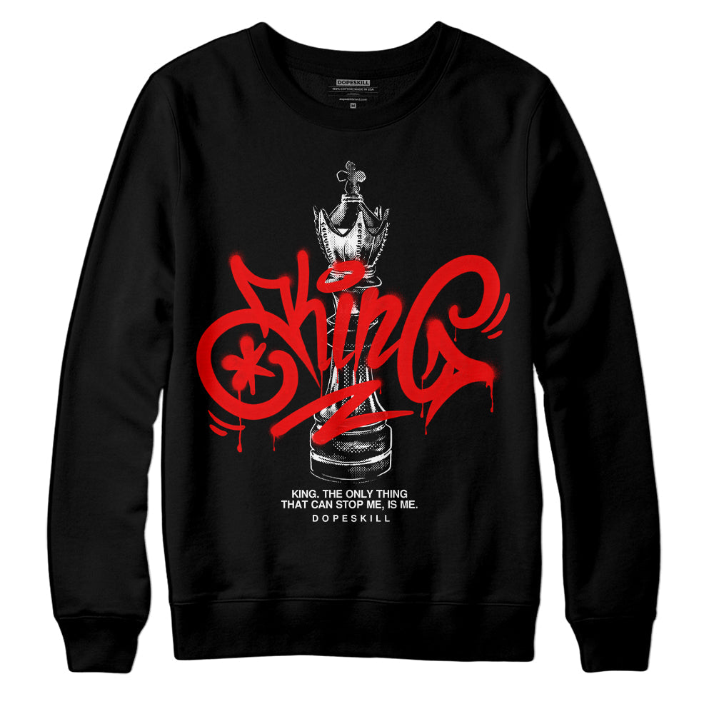 Dunk Low Panda White Black DopeSkill Sweatshirt King Chess Graphic