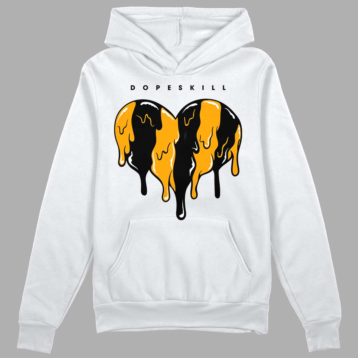Black Taxi 12s DopeSkill Hoodie Sweatshirt Slime Drip Heart Graphic