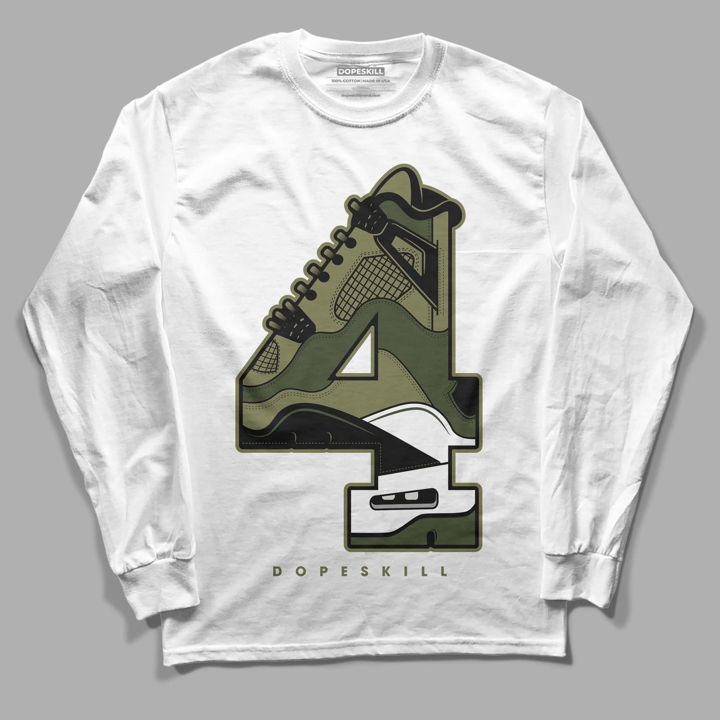 Craft Olive 4s DopeSkill Long Sleeve T-Shirt No.4 Graphic