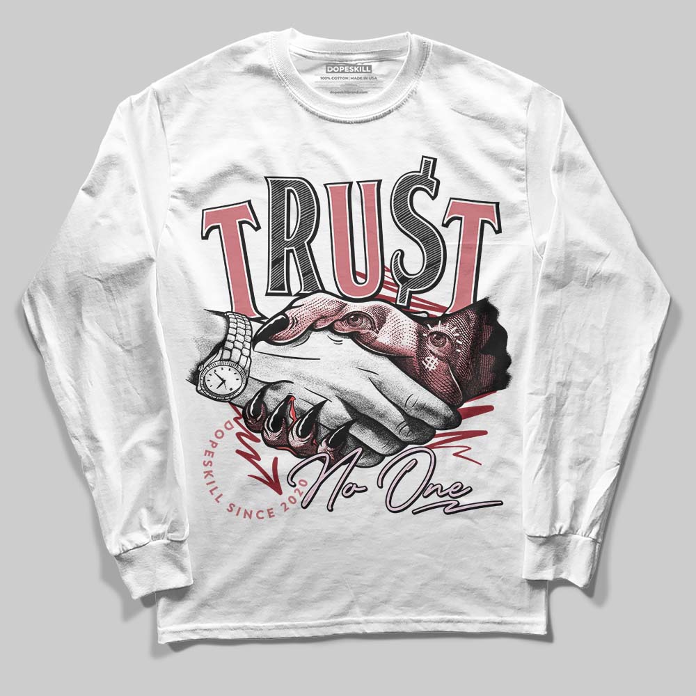 Valentine's Day Collection DopeSkill Long Sleeve T-Shirt Trust No One Graphic