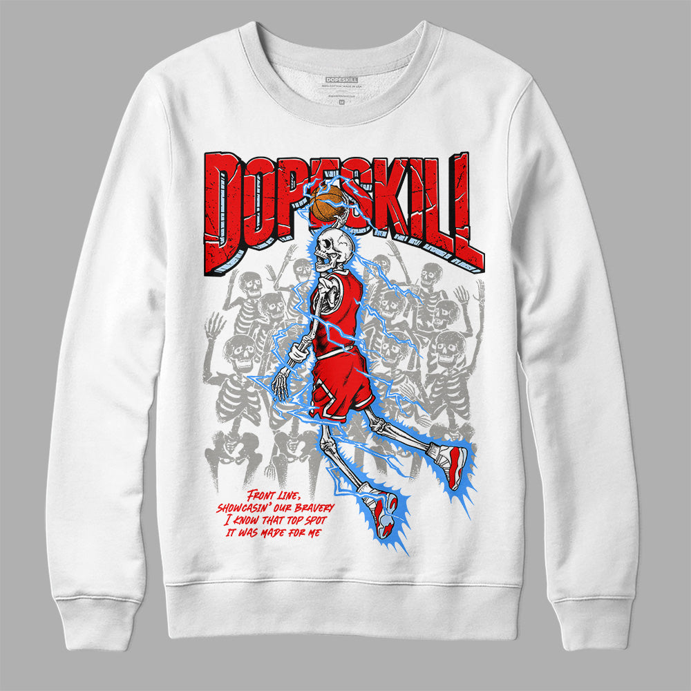 Cherry 11s DopeSkill Sweatshirt Thunder Dunk Graphic
