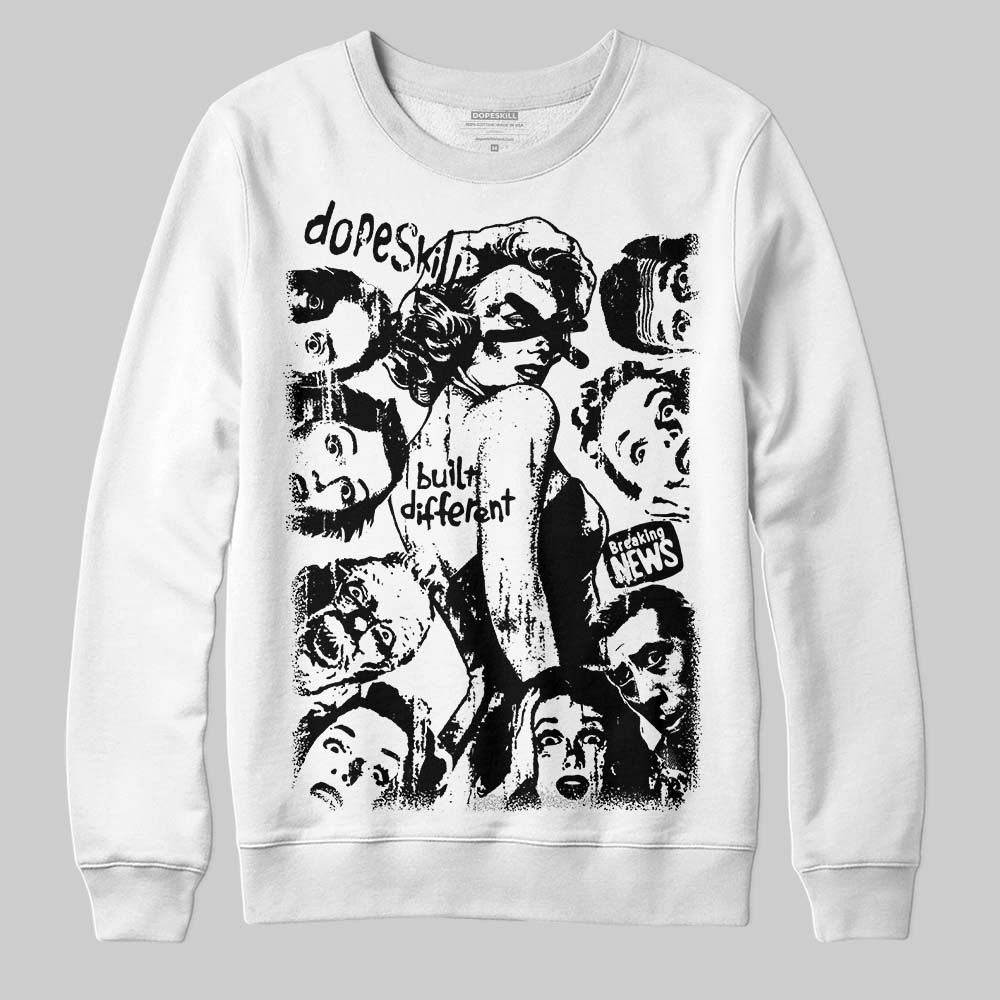 Dunk Panda White Black DopeSkill Sweatshirt Built Different Graphic
