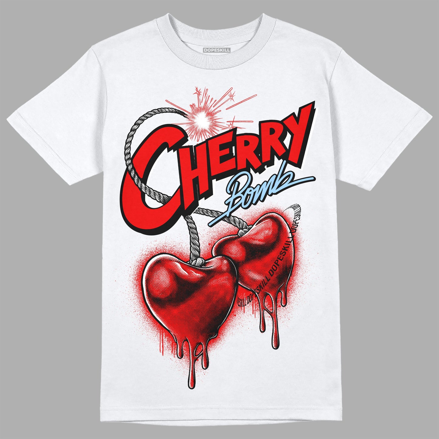 Cherry 11s DopeSkill T-Shirt Cherry Bomb Graphic