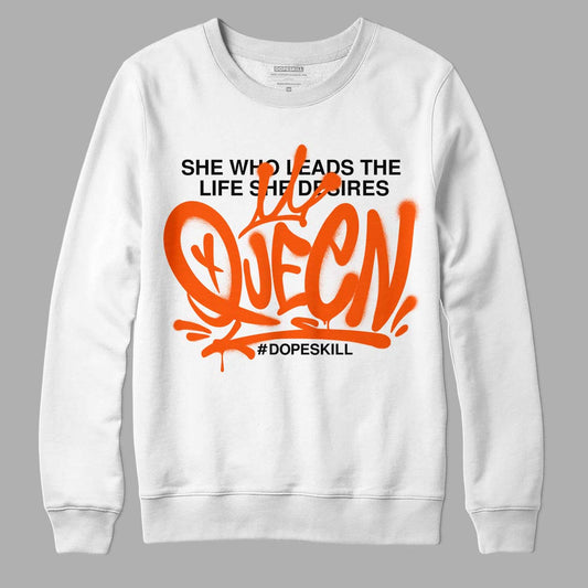 Orange Milk DopeSkill Sweatshirt Queen Graphic