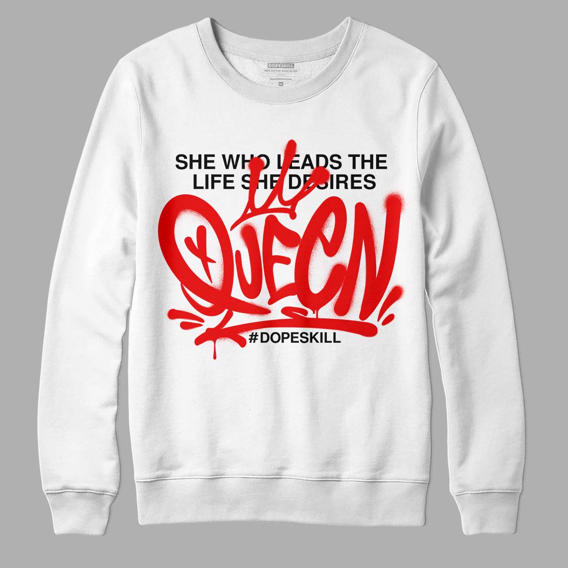 Cherry 12s DopeSkill Sweatshirt Queen Graphic