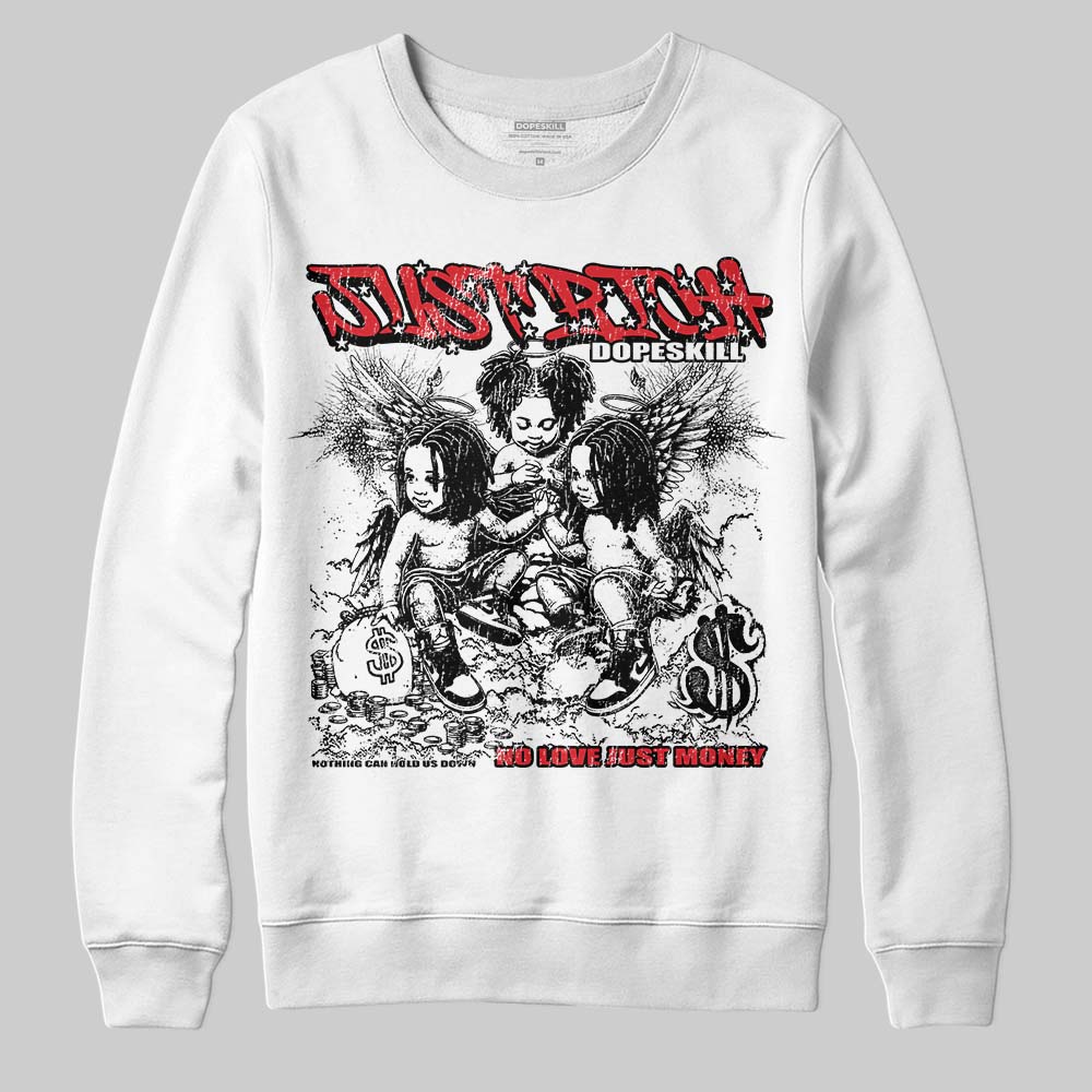 Black and White Collection DopeSkill Sweatshirt Just Rich Graphic