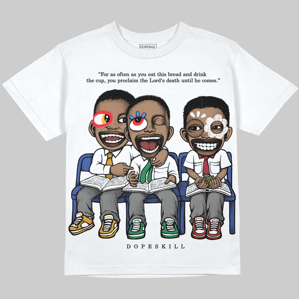 Black and White Collection DopeSkill Oversize Print T-Shirt First Sunday Graphic
