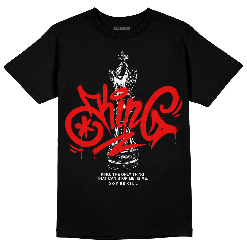 Dunk Low Panda White Black DopeSkill T-Shirt King Chess Graphic