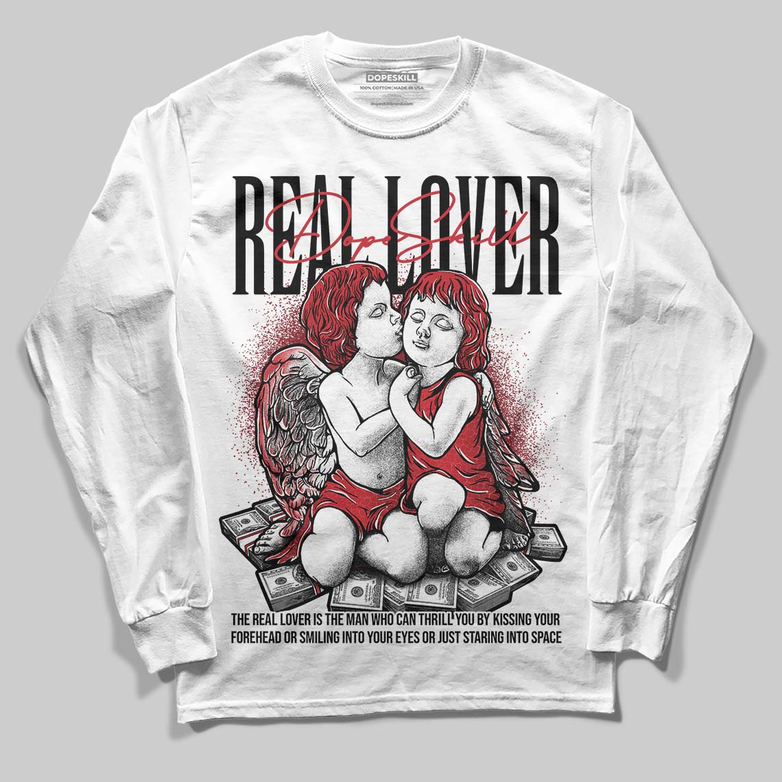 Ruby 1s DopeSkill Long Sleeve T-Shirt Real Lover Graphic