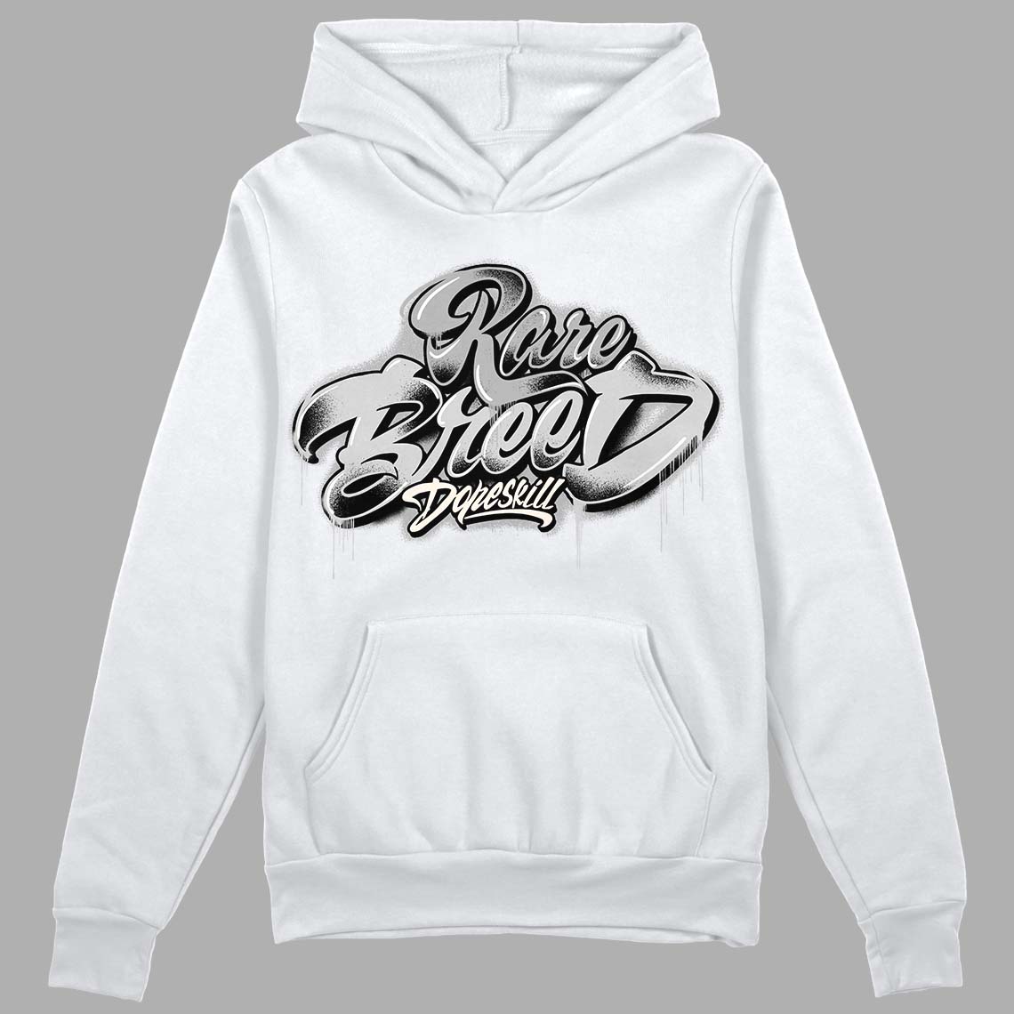 Off Noir 3s DopeSkill Hoodie Sweatshirt Rare Breed Type Graphic