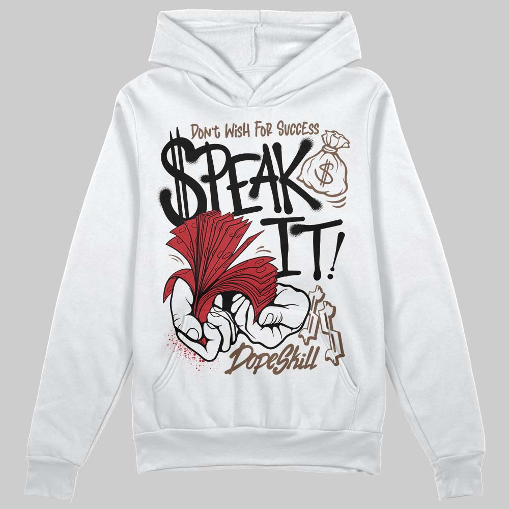 Olive 9s DopeSkill Hoodie Sweatshirt Speak It Graphic