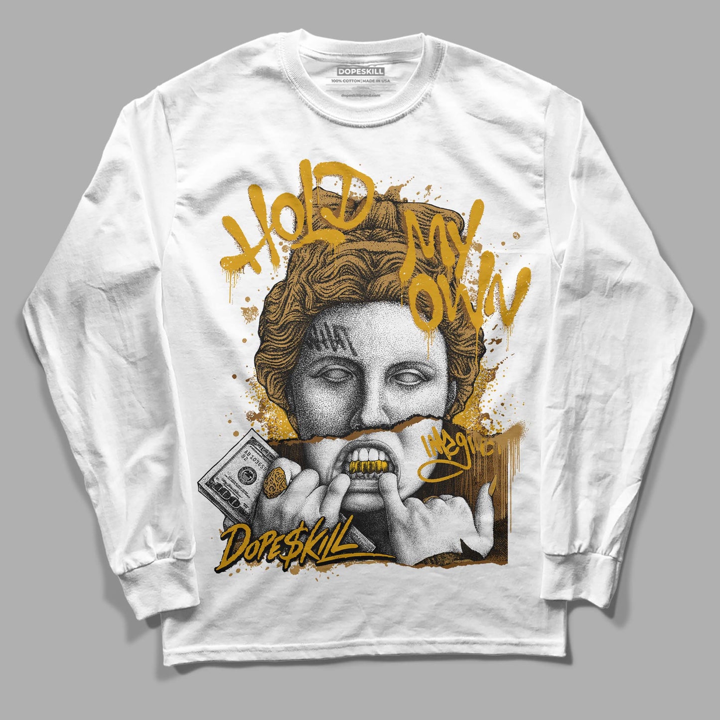 Wheat 13s DopeSkill Long Sleeve T-Shirt Hold My Own Graphic