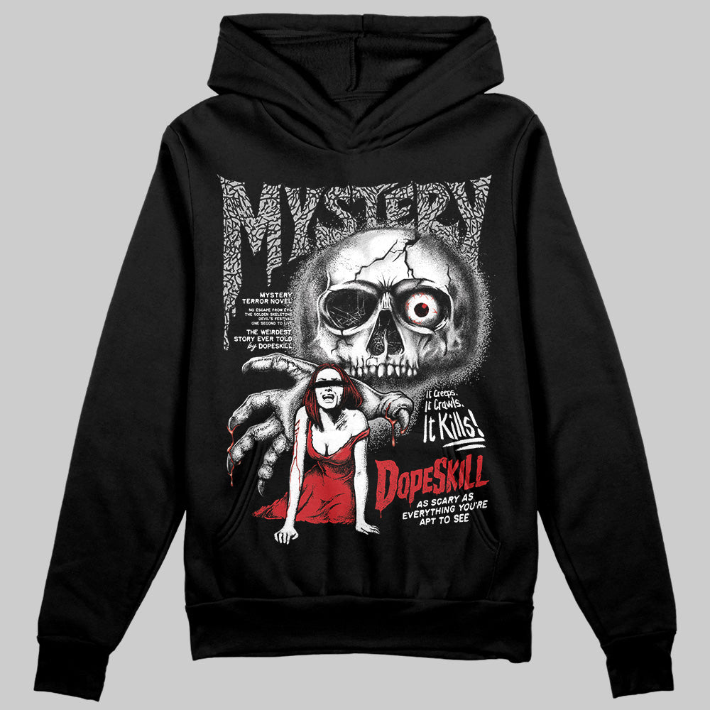 Black Cement 3s DopeSkill Hoodie Sweatshirt Mystery Ghostly Grasp Graphic