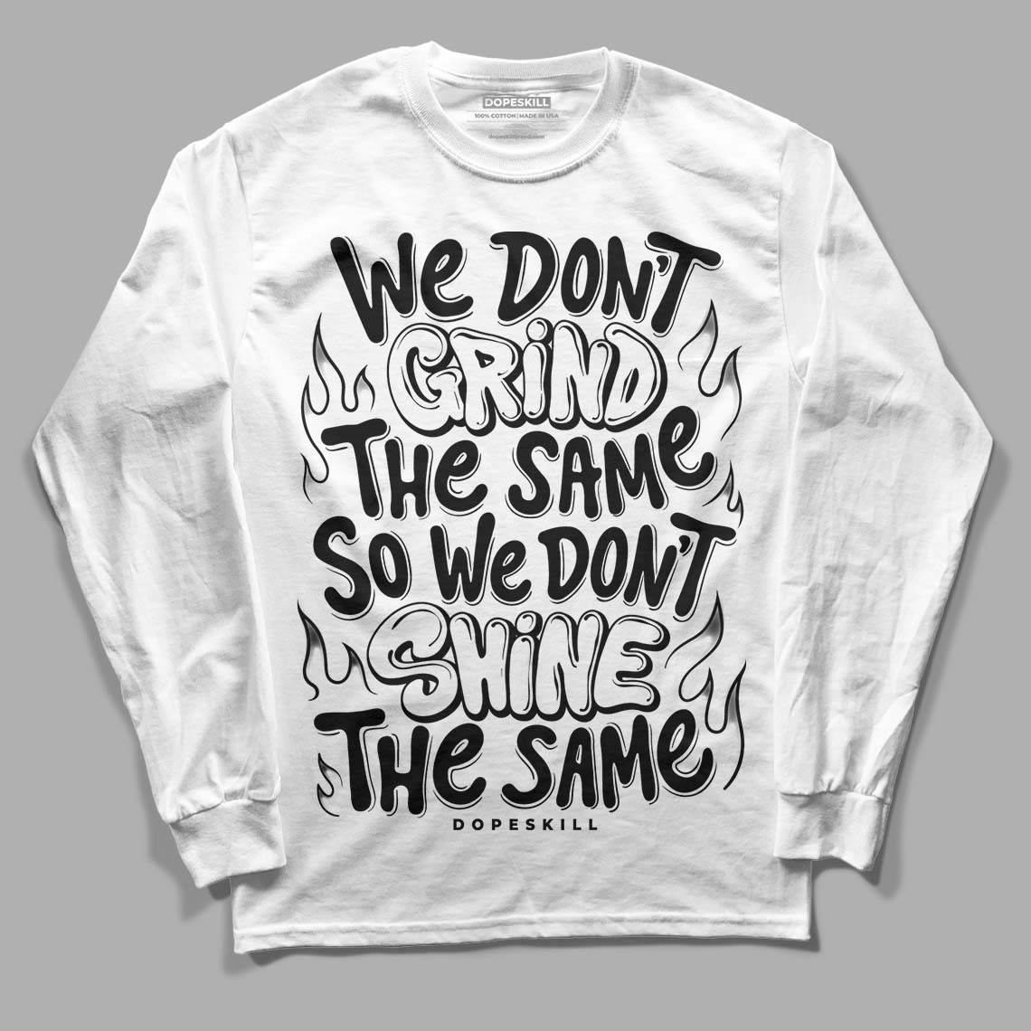 Dunk Low Panda White Black DopeSkill Long Sleeve T-Shirt Grind Shine Graphic