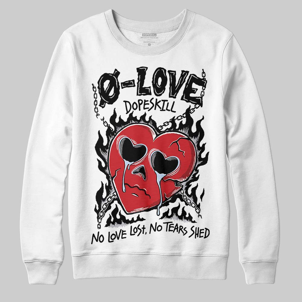 Black Metallic Reimagined 5s DopeSkill Sweatshirt Crying Heart Graphic