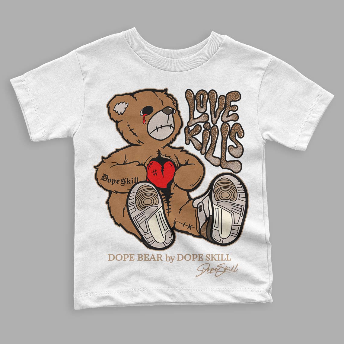 Palomino 3s DopeSkill Toddler Kids T-shirt Love Kills Graphic