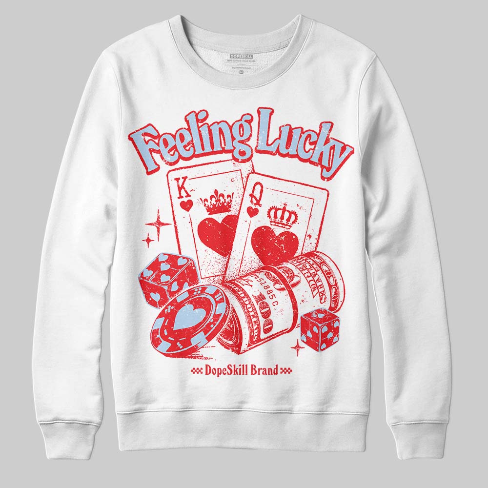 Cherry 11s DopeSkill Sweatshirt Feeling Lucky Graphic