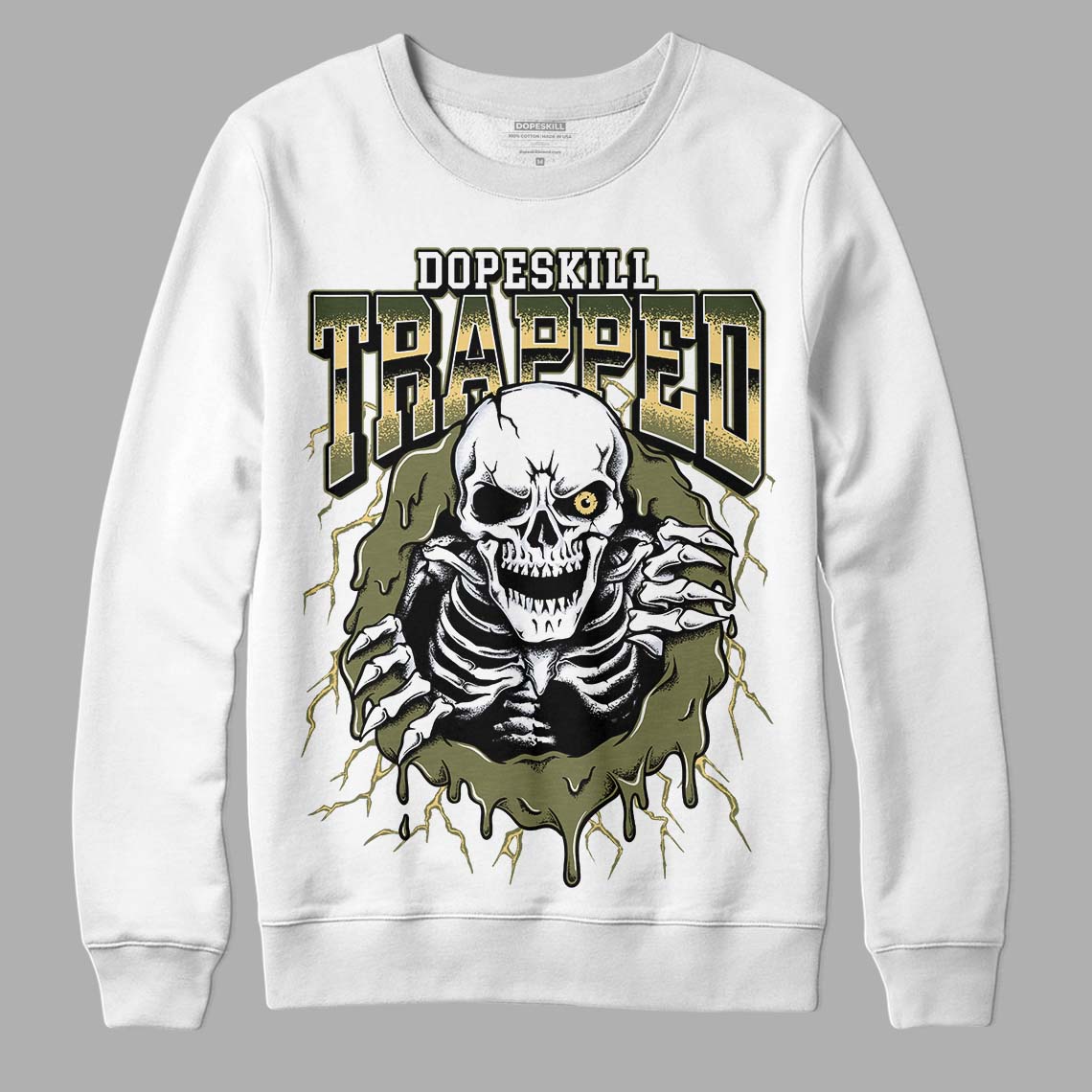 Craft Olive 4s DopeSkill Sweatshirt Trapped Halloween Graphic