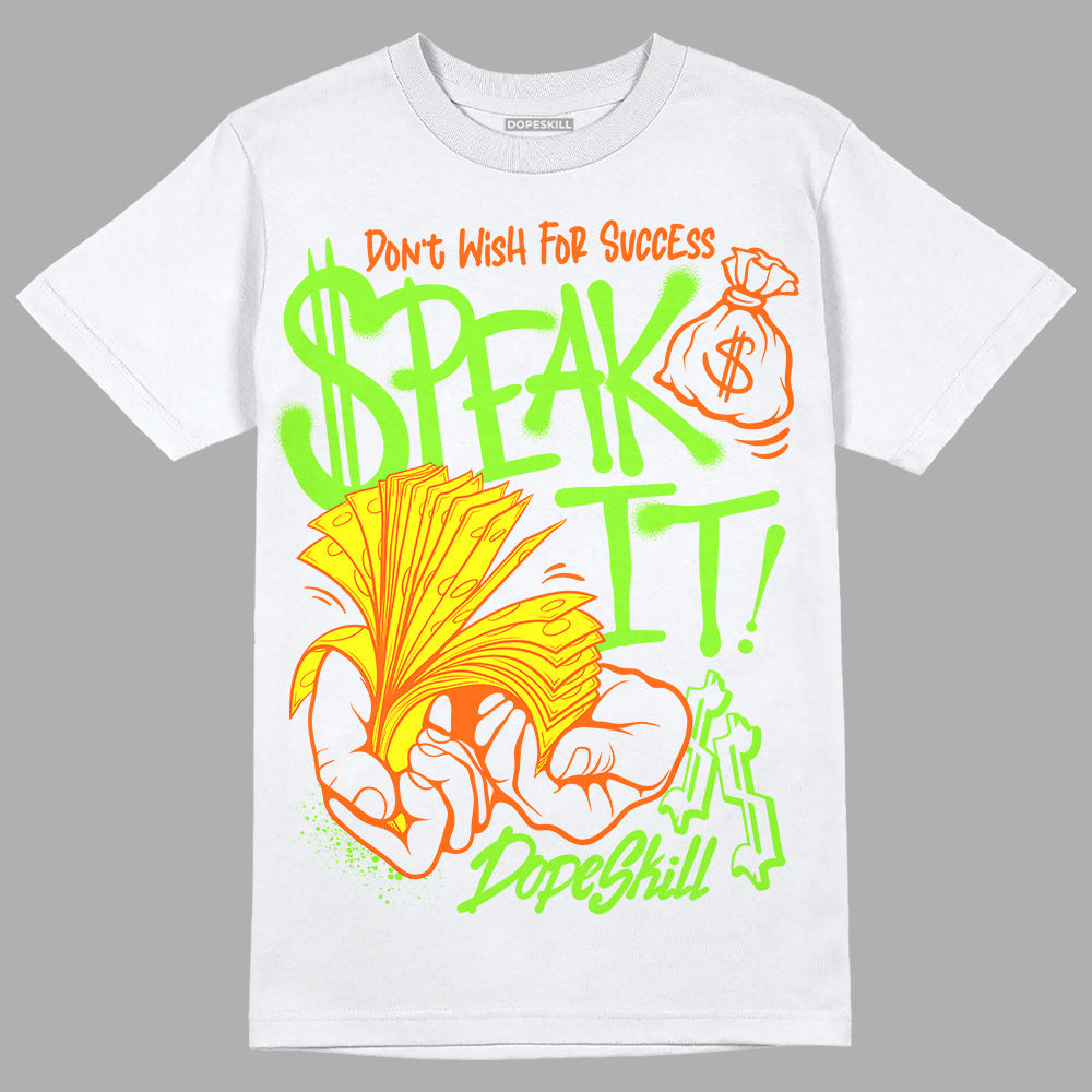 Neon Green Collection DopeSkill T-Shirt Speak It Graphic