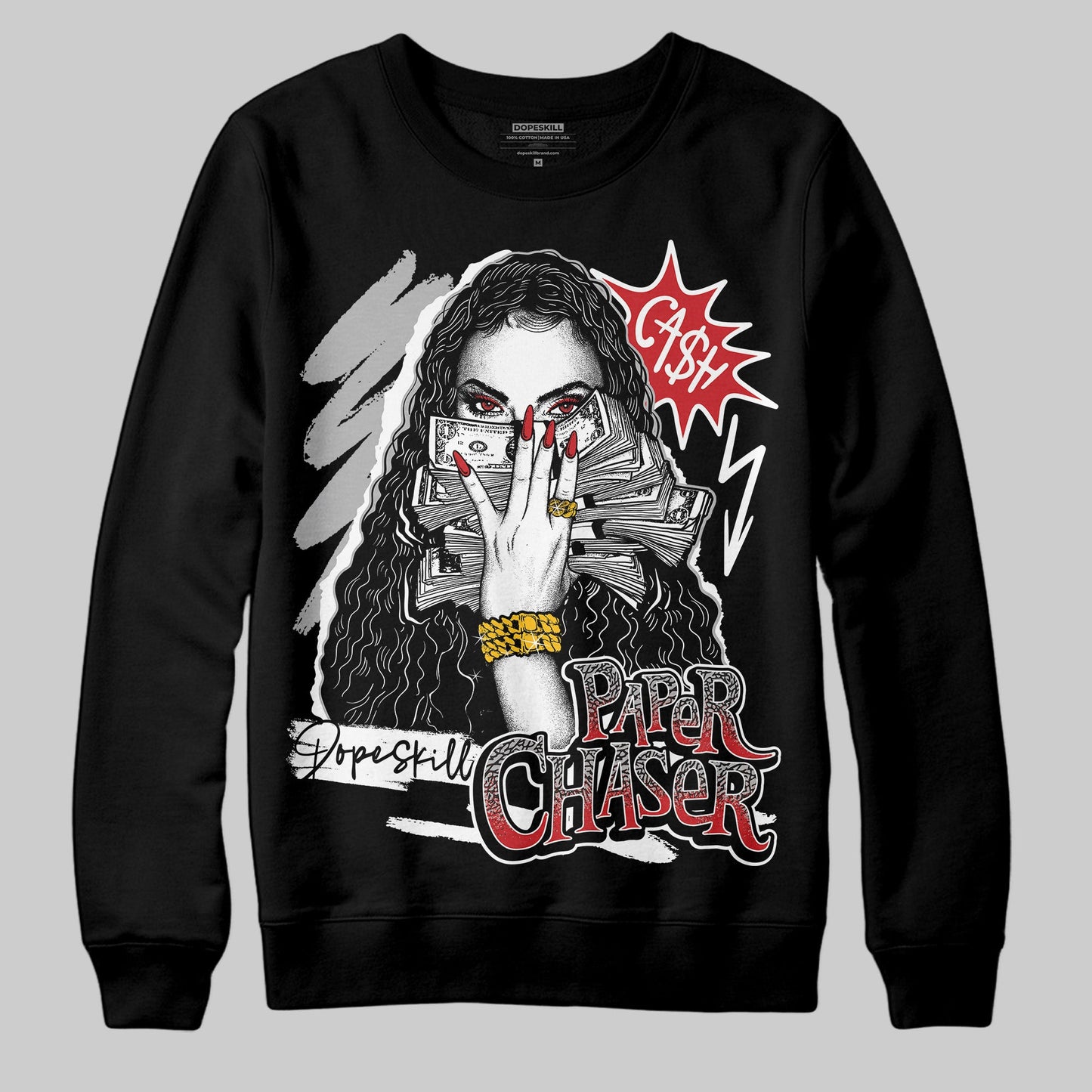 Black Cement 3s DopeSkill Sweatshirt NPC Graphic