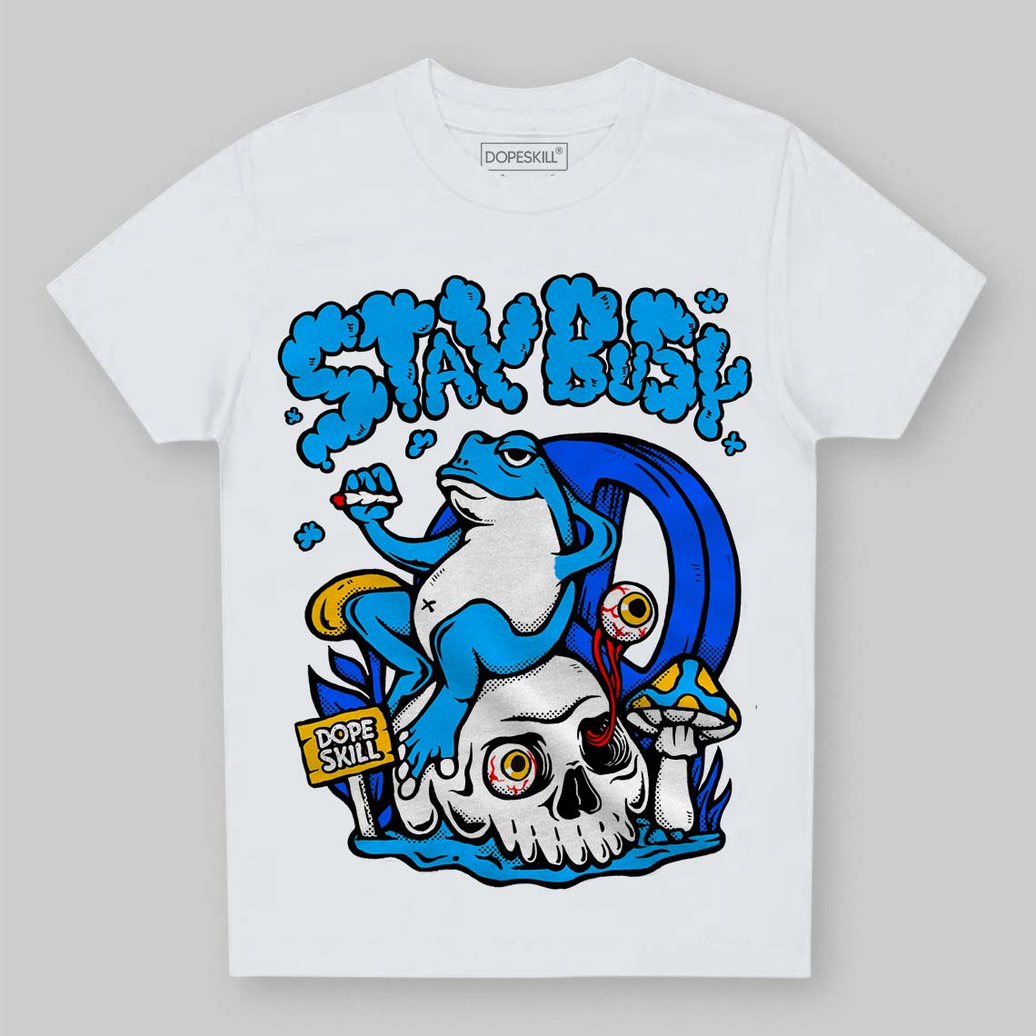 Royal Blue Collection DopeSkill Toddler Kids T-shirt Stay Busy Graphic