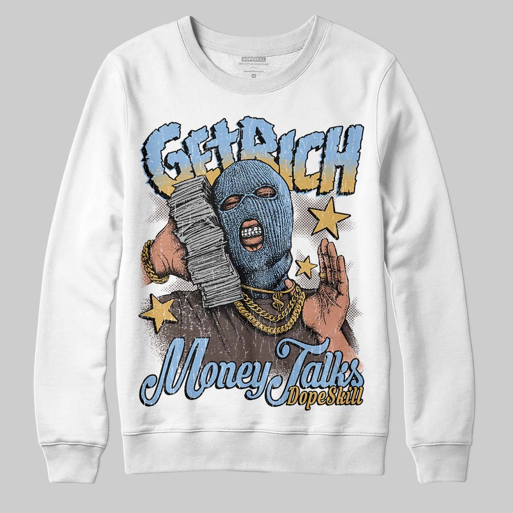 Handball Spezial Light Blue DopeSkill Sweatshirt Get Rich Graphic