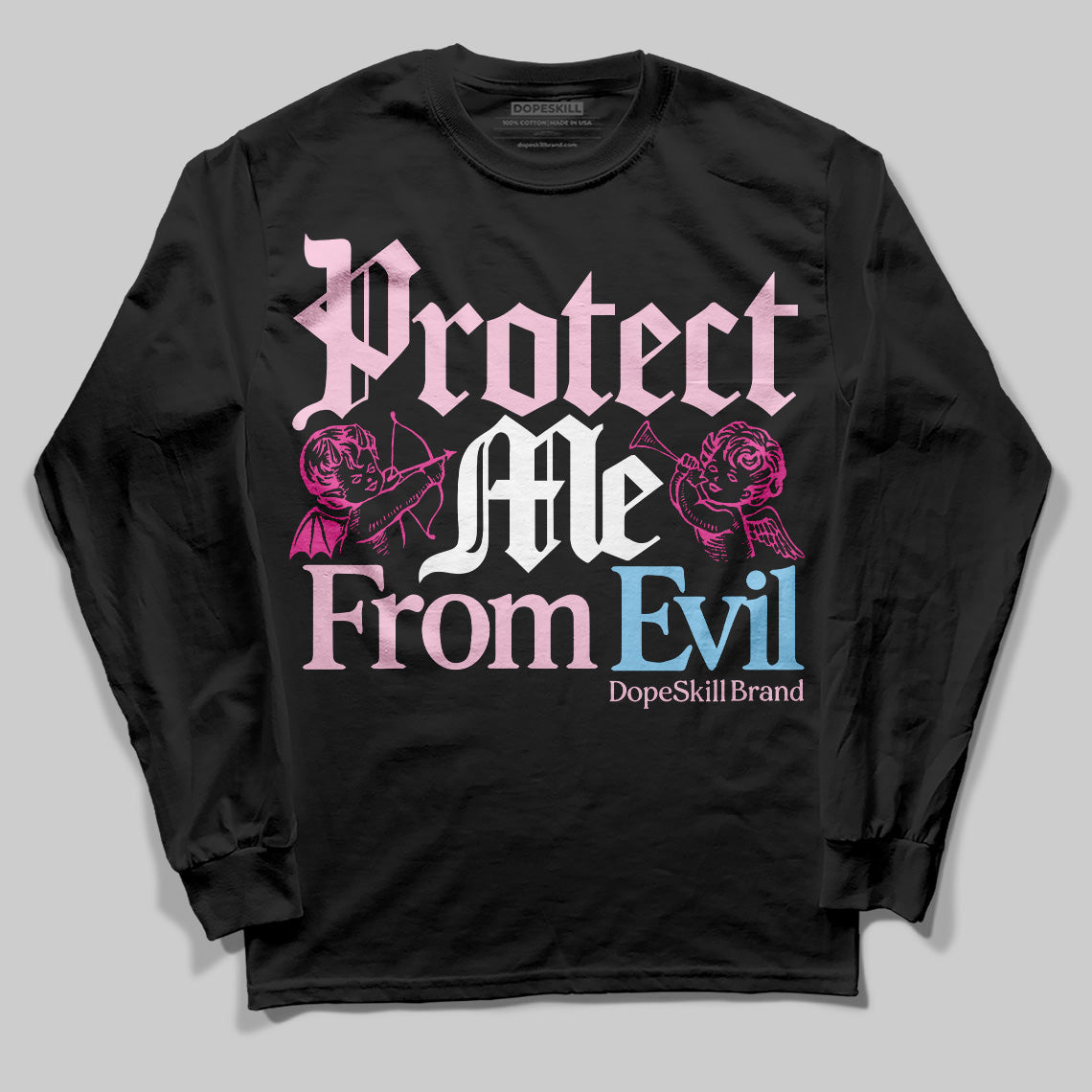 Doernbecher 6s DopeSkill Long Sleeve T-Shirt Protect Me From Evil Graphic