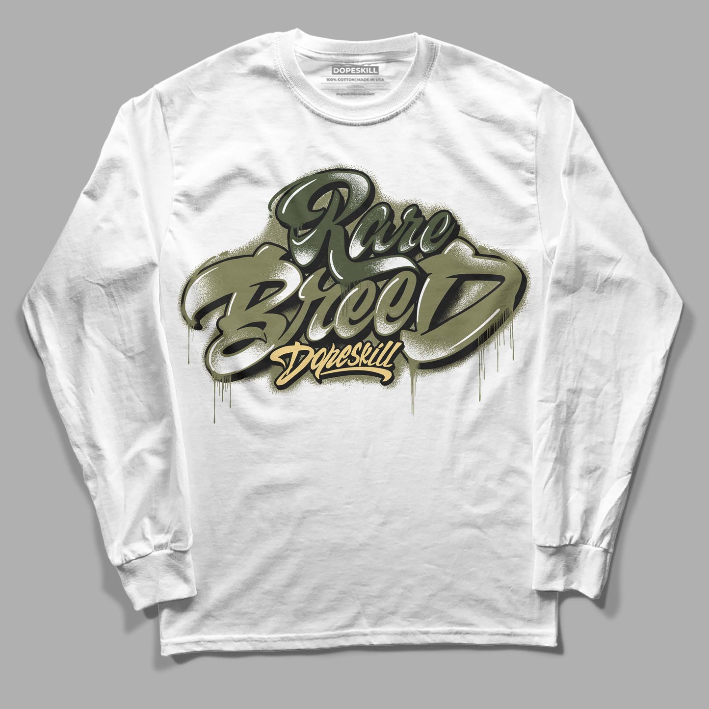 Craft Olive 4s DopeSkill Long Sleeve T-Shirt Rare Breed Type Graphic