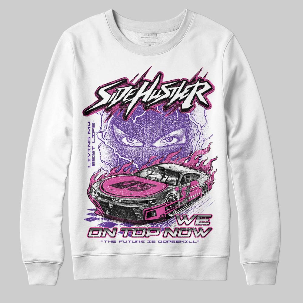 PURPLE Collection DopeSkill Sweatshirt New Side Hustler Graphic
