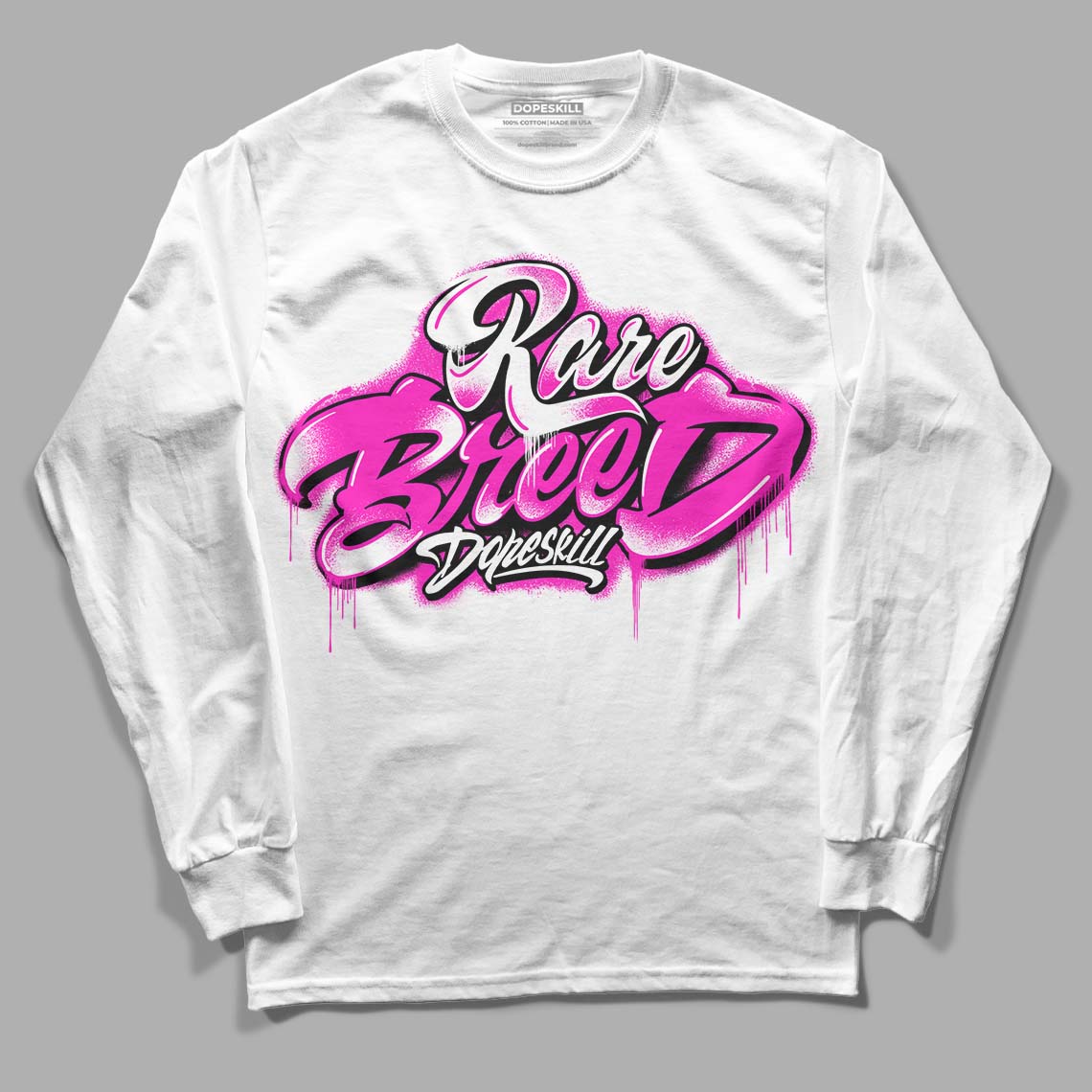 Dunk Low Active Fuchsia DopeSkill Long Sleeve T-Shirt Rare Breed Type Graphic
