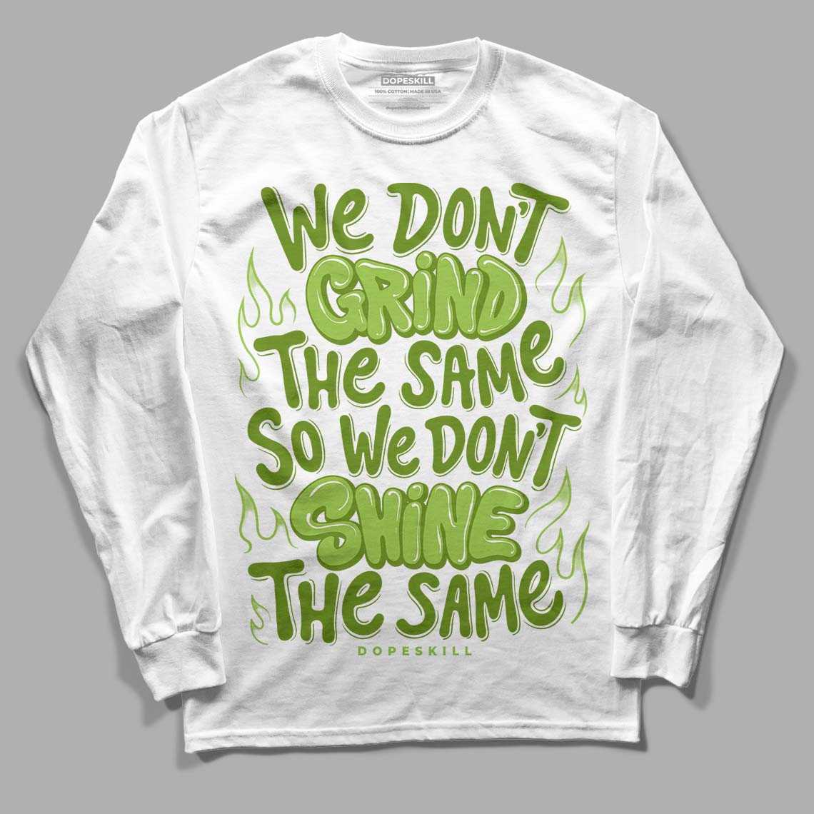 Dunk Low 'Chlorophyll' DopeSkill Long Sleeve T-Shirt Grind Shine Graphic
