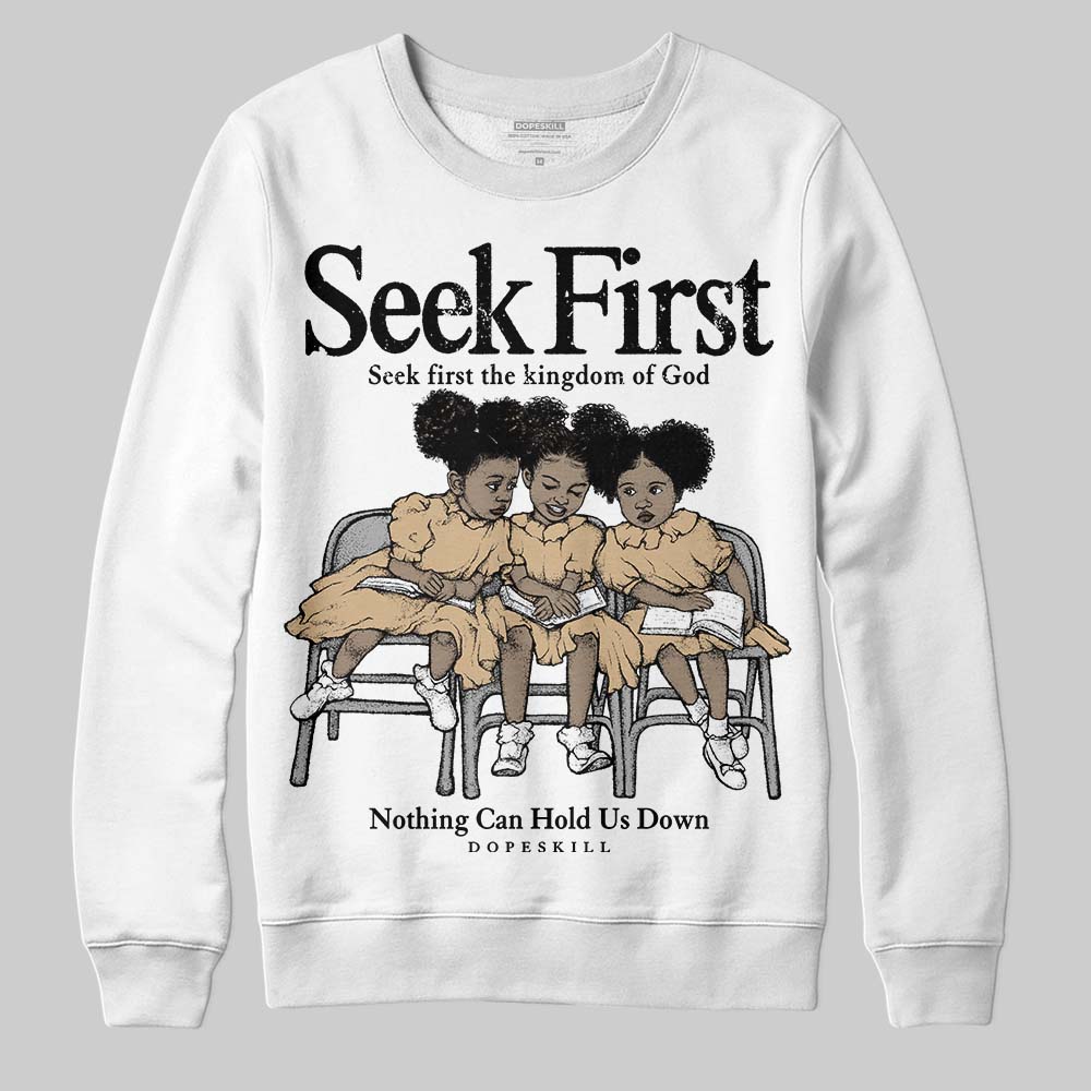 TAN Collection DopeSkill Sweatshirt New Seek First Graphic