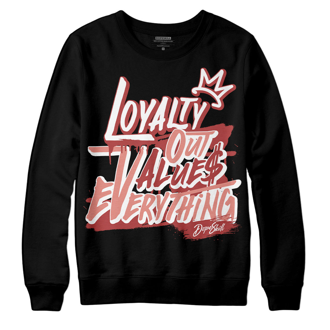 Dune Red 13s DopeSkill Sweatshirt LOVE Graphic