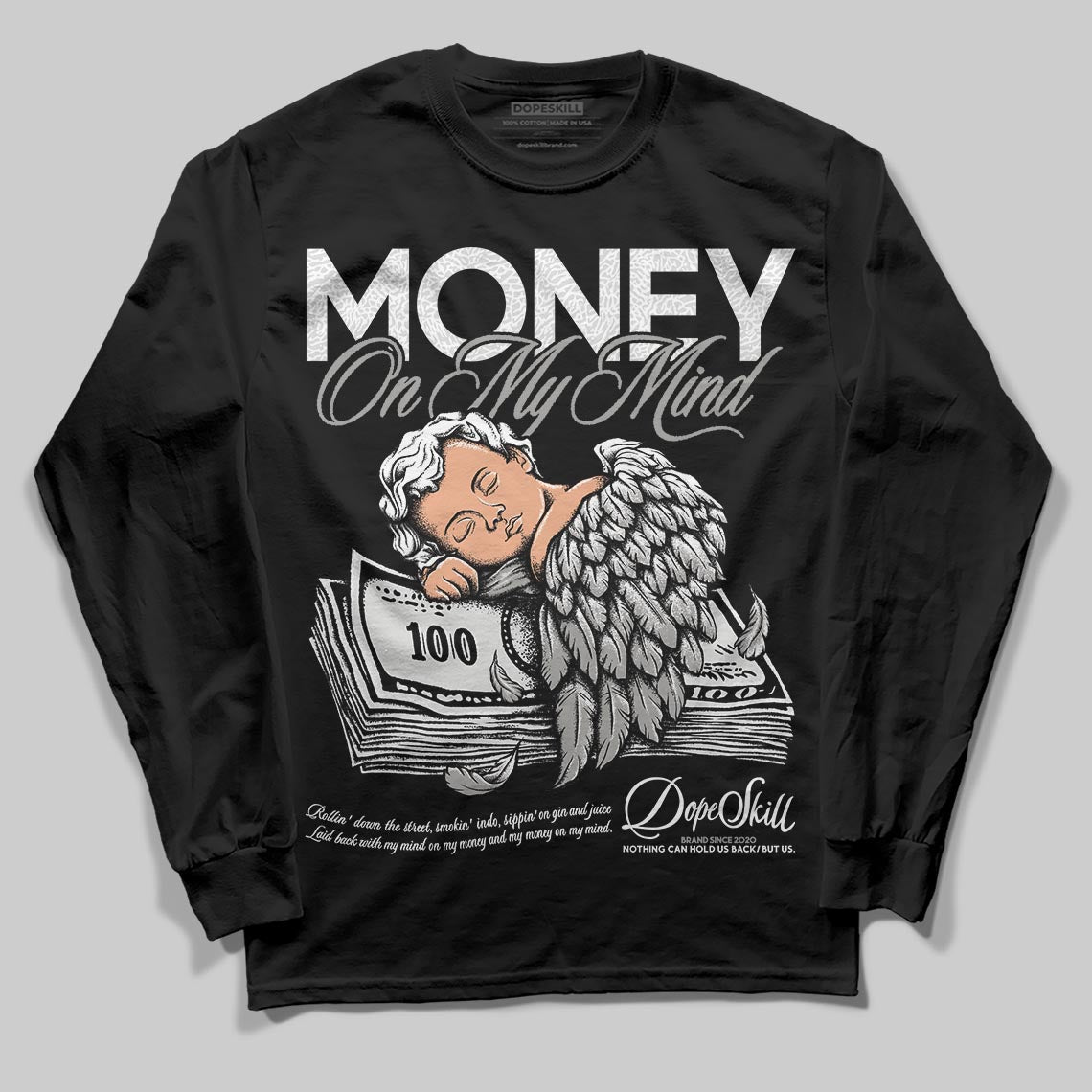 Pure Money 3s DopeSkill Long Sleeve T-Shirt MOMM Graphic