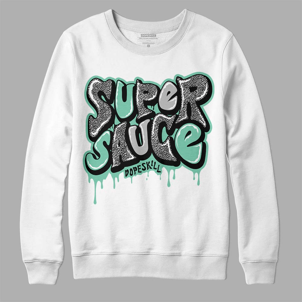 Green Glow 3s DopeSkill Sweatshirt Super Sauce Graphic