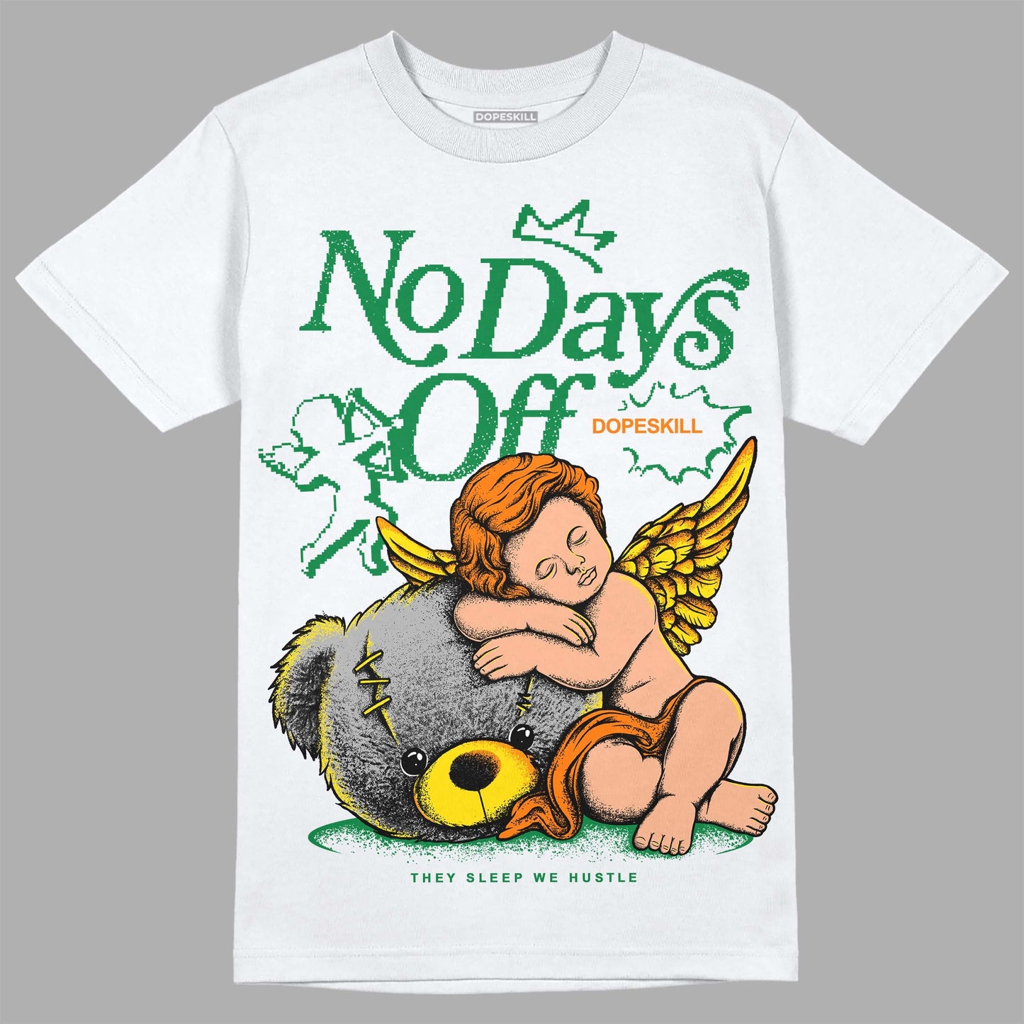 Dunk Low Reverse Brazil DopeSkill T-Shirt New No Days Off Graphic