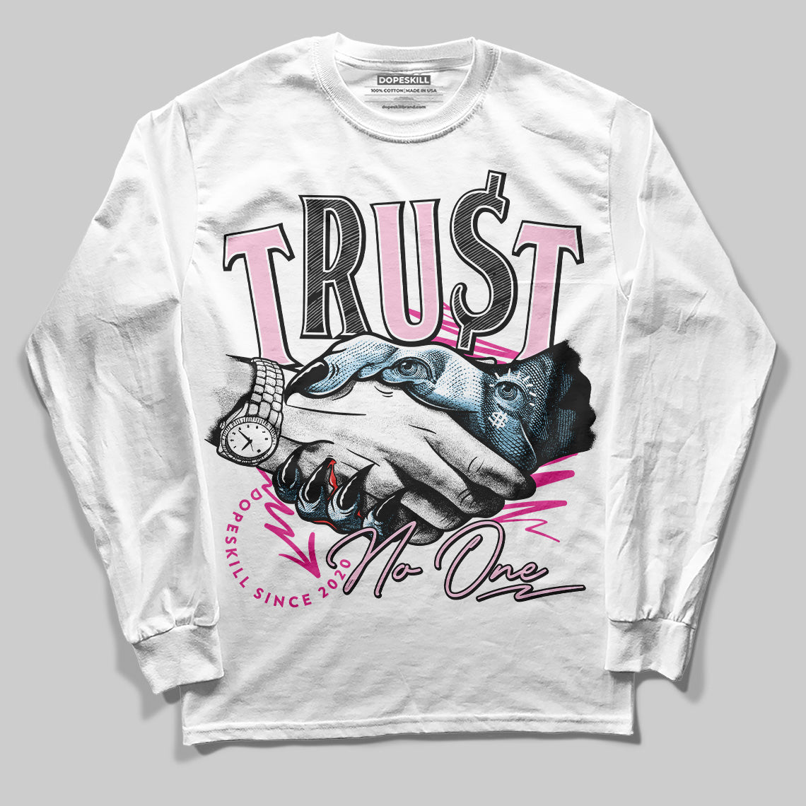 Doernbecher 6s DopeSkill Long Sleeve T-Shirt Trust No One Graphic