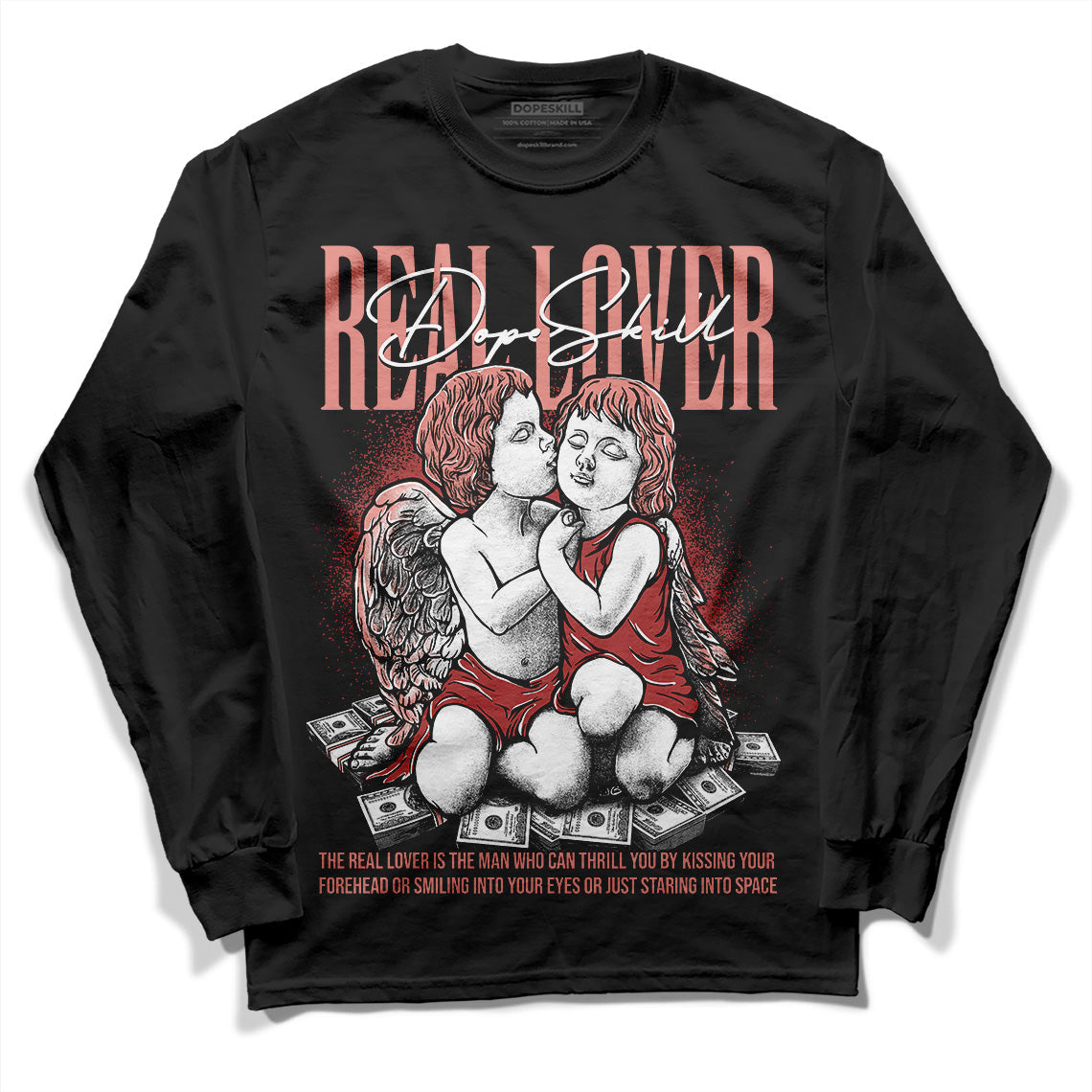 Dune Red 13s DopeSkill Long Sleeve T-Shirt Real Lover Graphic