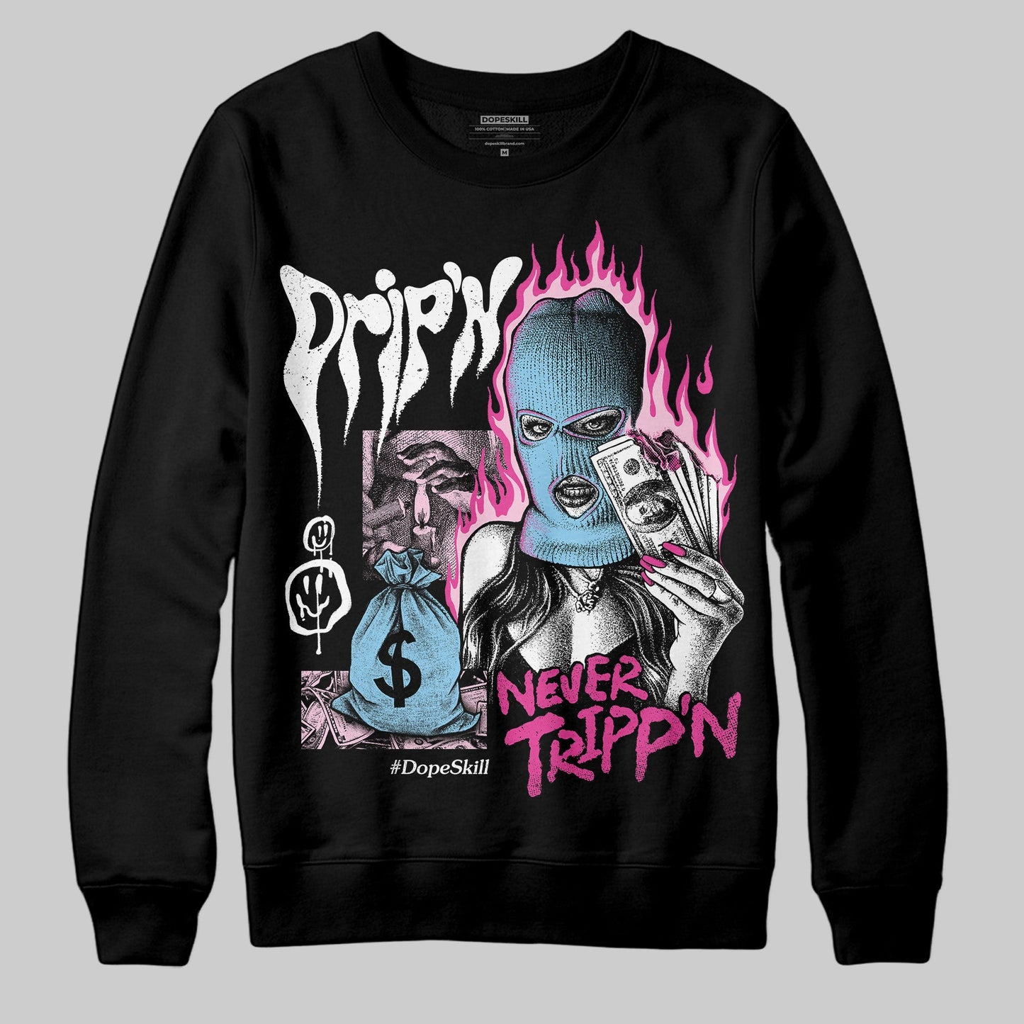 Doernbecher 6s DopeSkill Sweatshirt Drip'n Never Tripp'n Graphic