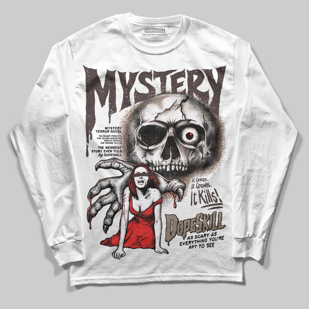Baroque Brown 12s DopeSkill Long Sleeve T-Shirt Mystery Ghostly Grasp Graphic