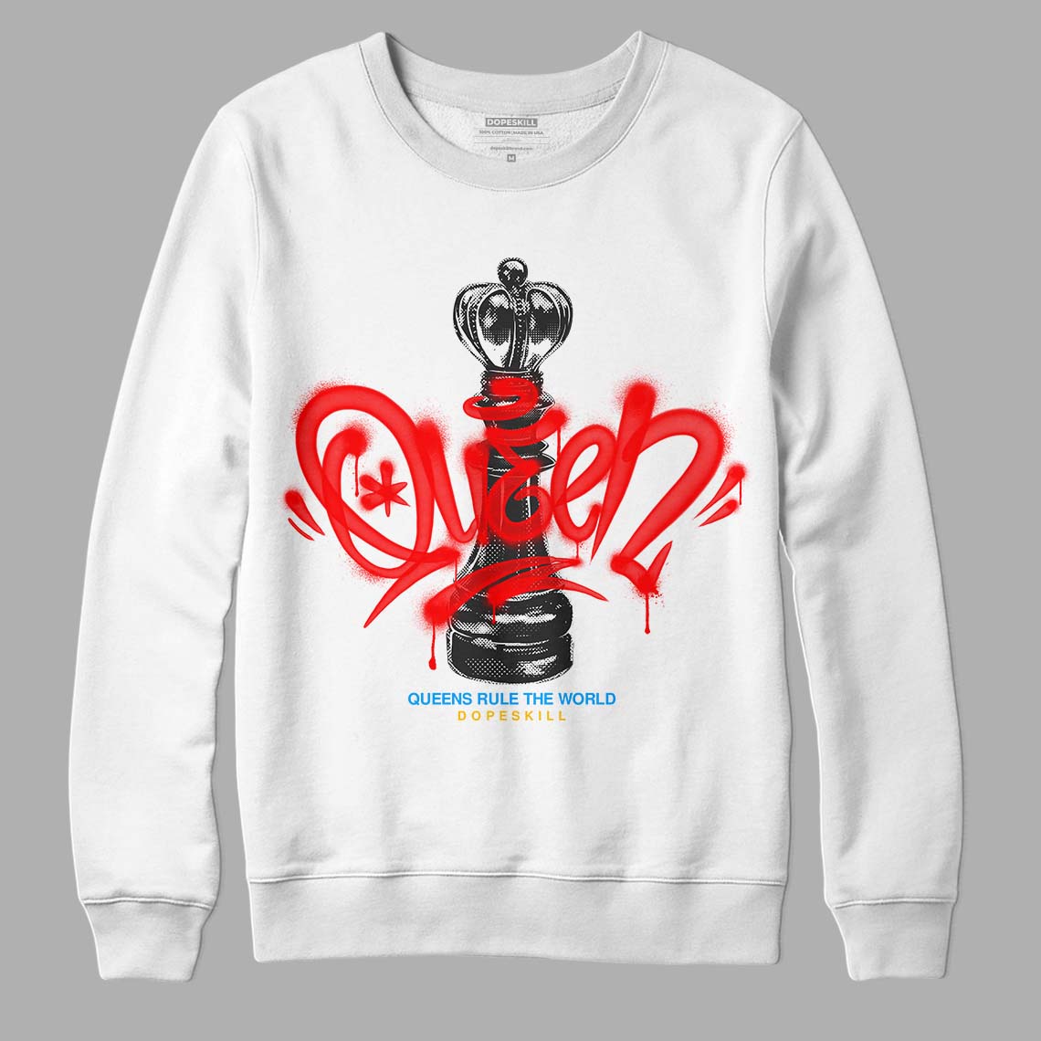 Fruity Pebbles Dunks DopeSkill Sweatshirt Queen Chess Graphic