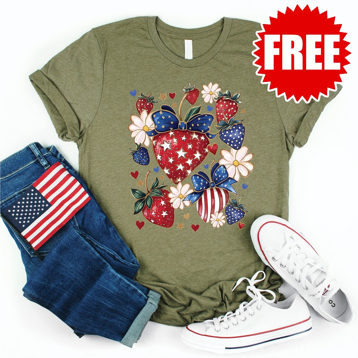 Strawberries Tee - 0
