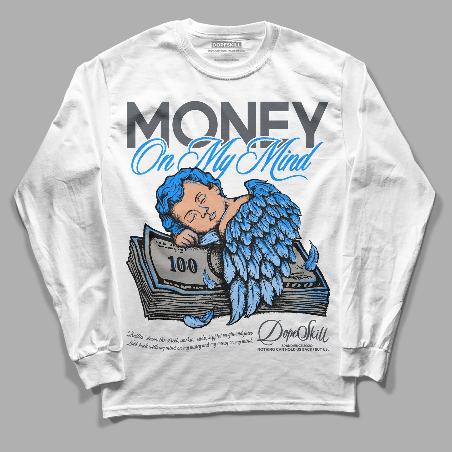 Cool Grey 11s DopeSkill Long Sleeve T-Shirt MOMM Graphic