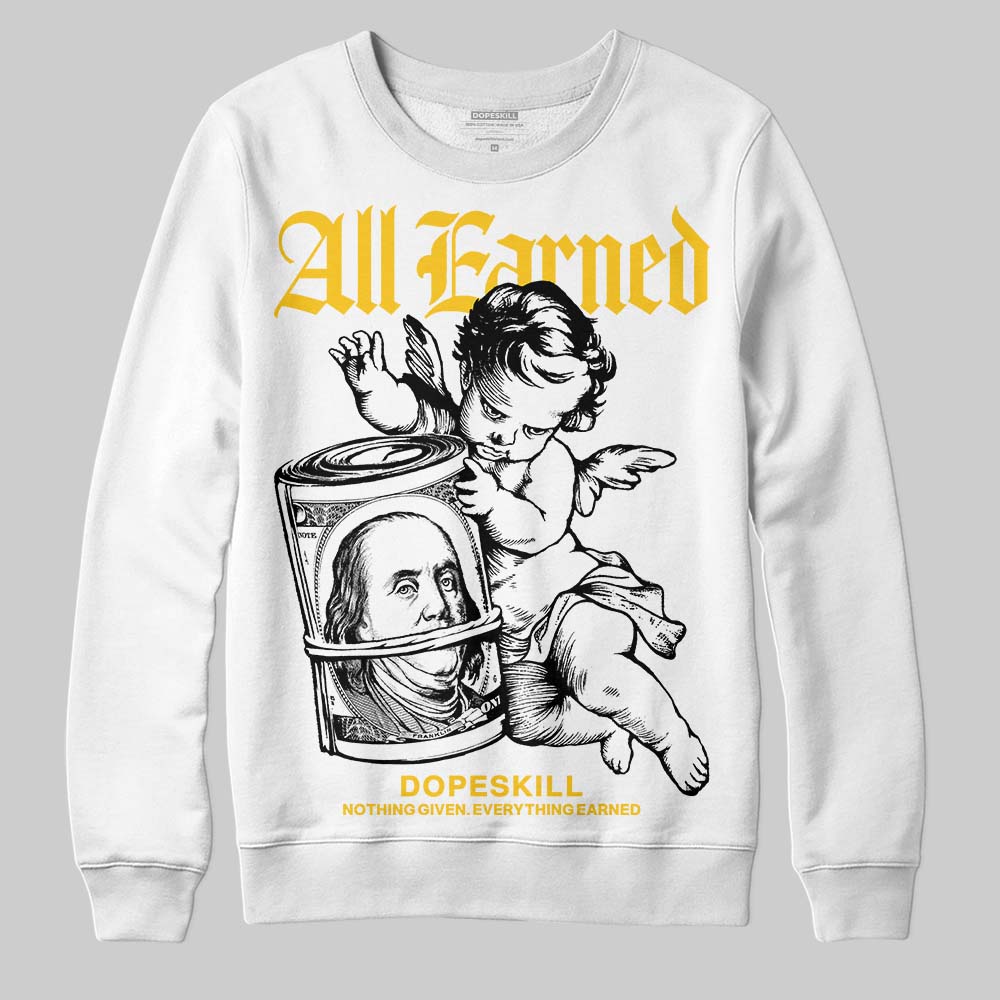 Yellow Collection DopeSkill Sweatshirt All Earned Graphic
